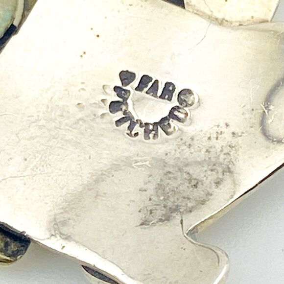 Far Fetched Adorable Dog and Cat Mixed Metals Brooch Pin Signed Sterling Silver - Picture 7 of 7